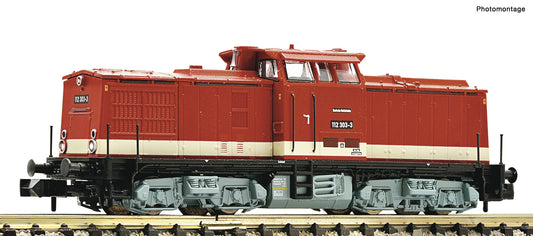 Fleischmann N 721086 Diesel locomotive 112 303-3 DR era IV DCC Q1 2022 New Item