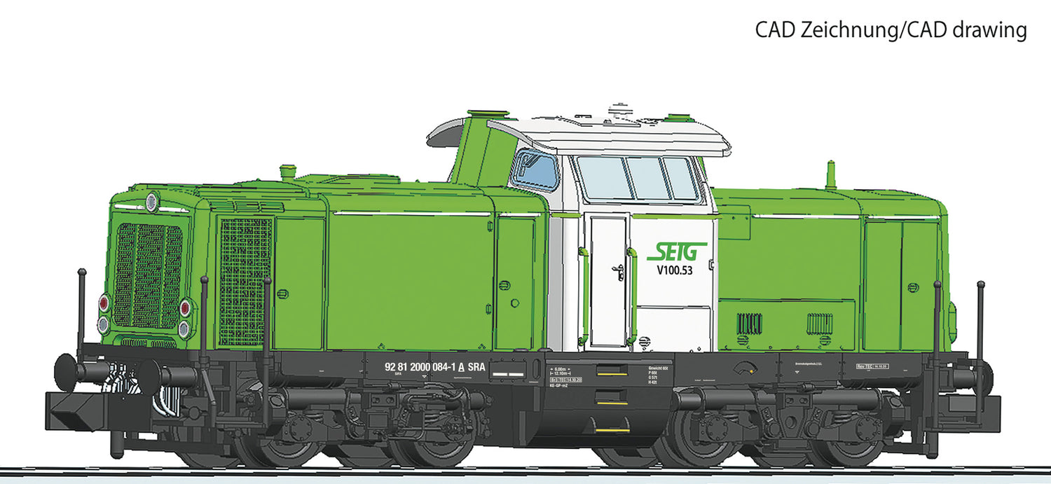 Fleischmann N 721283 Diesel locomotive V 100.53  SETG  era VI DCC 2023 New Item