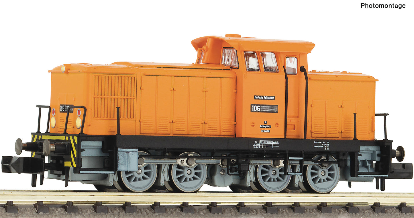 Fleischmann N 722096 Diesel locomotive class 106  DR  era IV DCC Q3 2022 New Item