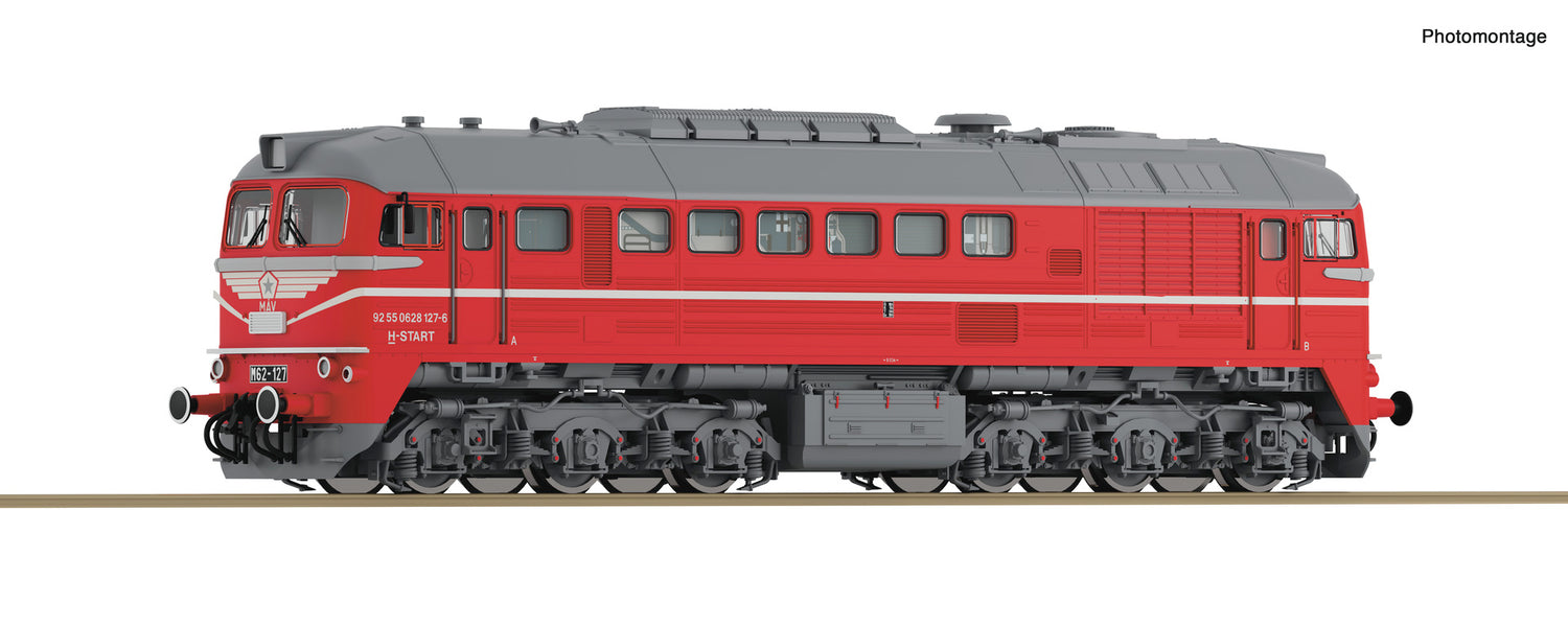 Roco HO 7300029 Diesel locomotive M62 127   MAV-START                era VI DC 2024 New Item