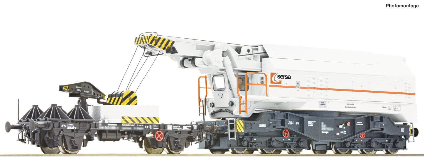 Roco HO 73039 Digital railway slewing crane  SERSA  era VI DCC Q3 2022 New Item