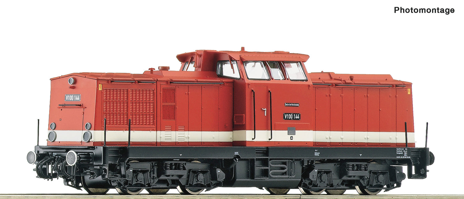 Roco HO 7310033 Diesel locomotive V 100 1 44  DR                     era III DC 2024 New Item