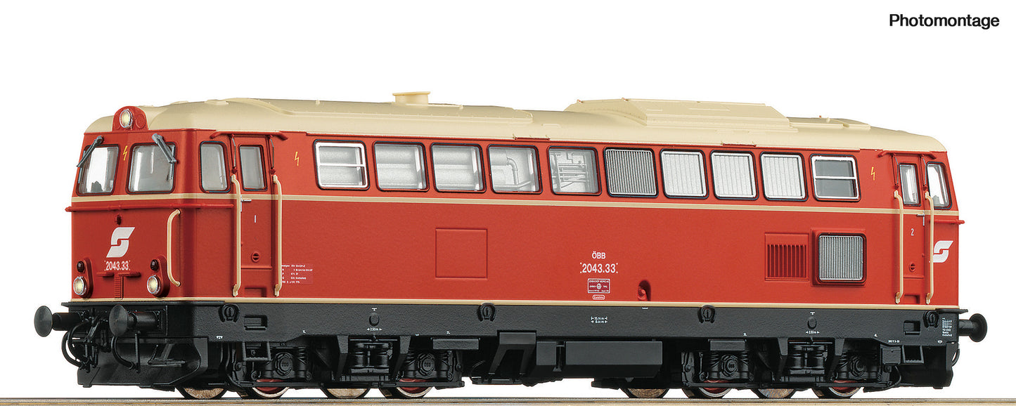 Roco HO 7310038 Diesel locomotive 2043.33   ÖBB                      era IV DC 2024 New Item