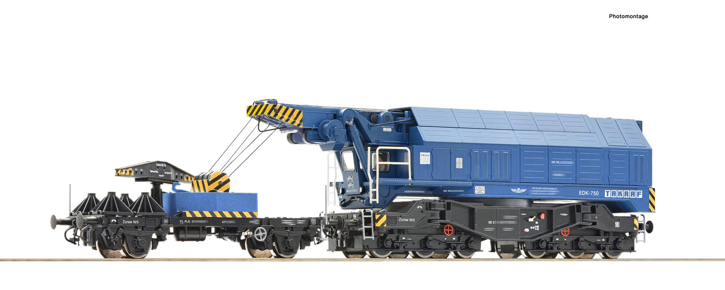 Roco HO 7310067 Digital railway slewing crane EDK 750  PKP          era V-VI DC 2024 New Item