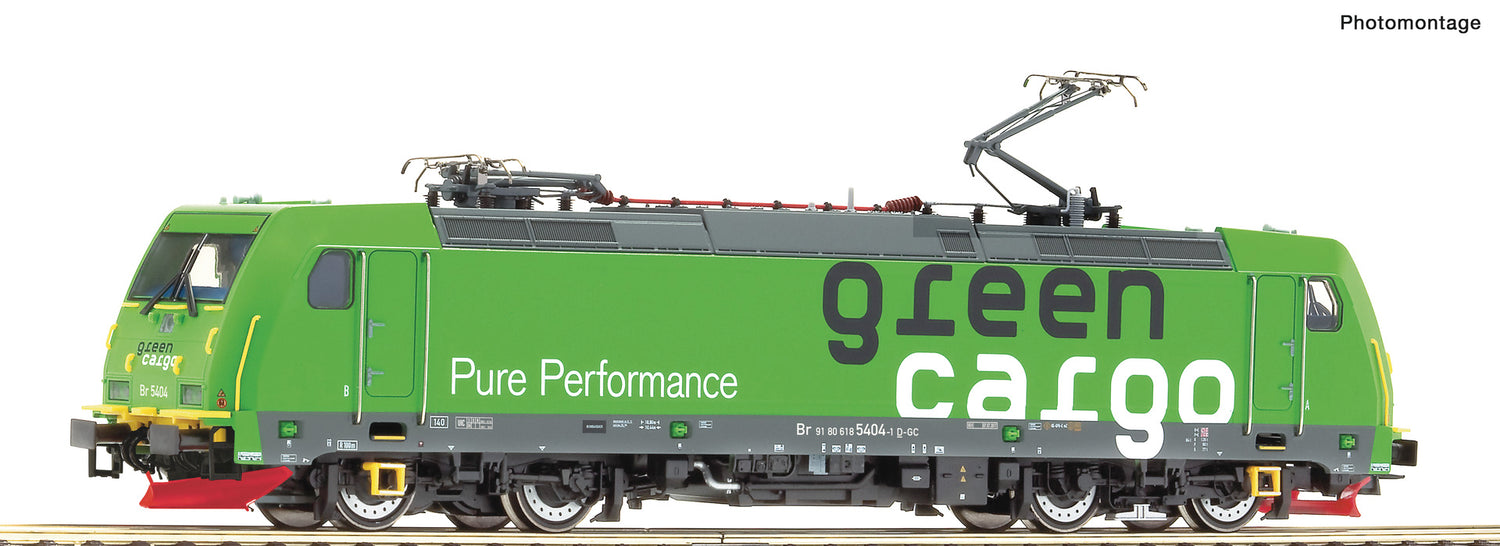Roco HO 73178 Electric locomotive Br 5404  Green Cargo  era VI DC Q1 2022 New Item