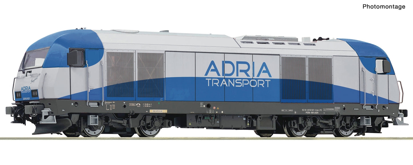 Roco HO 7320037 Diesel locomotive 2016 92 1-6  ADT                  era VI AC Sound 2024 New Item