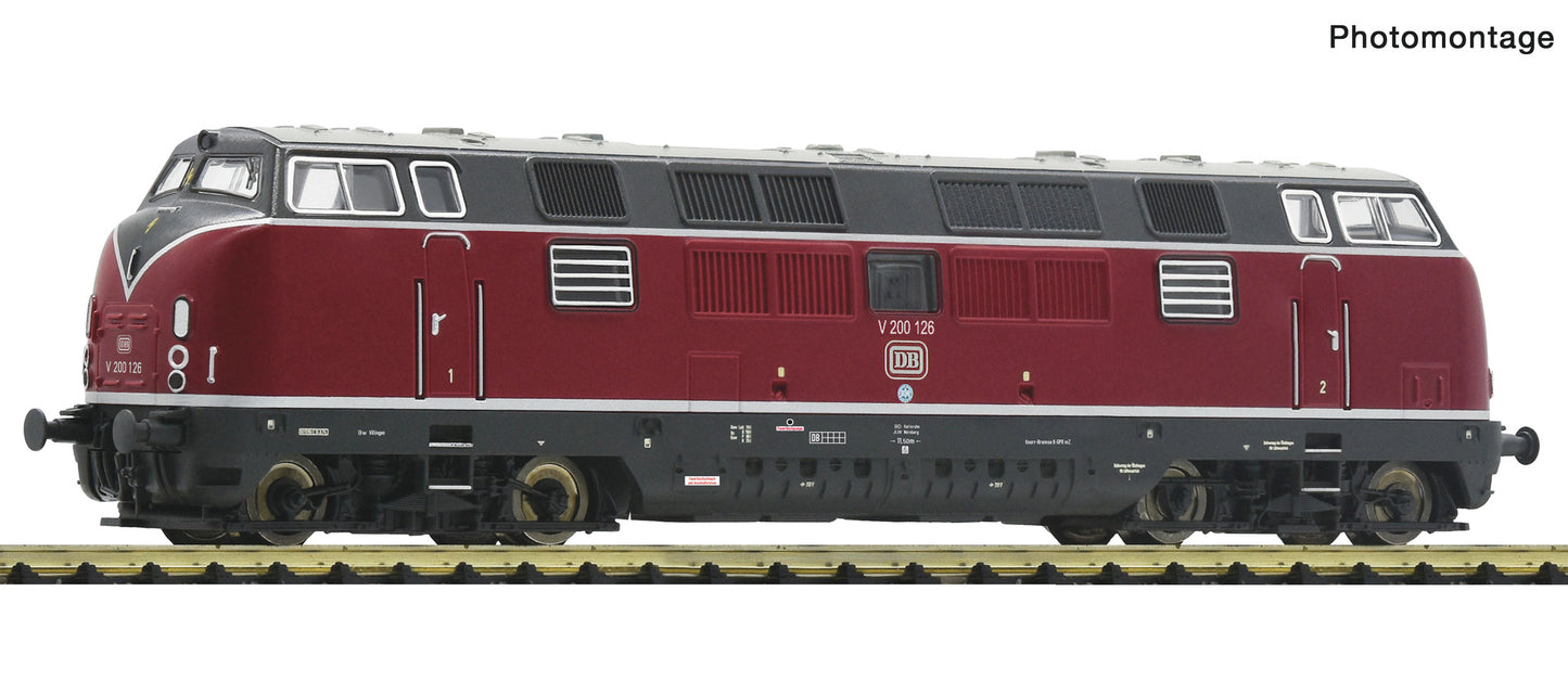 Fleischmann N 7370007 Diesel locomotive V 200 126  DB  era III DCC 2023 New Item