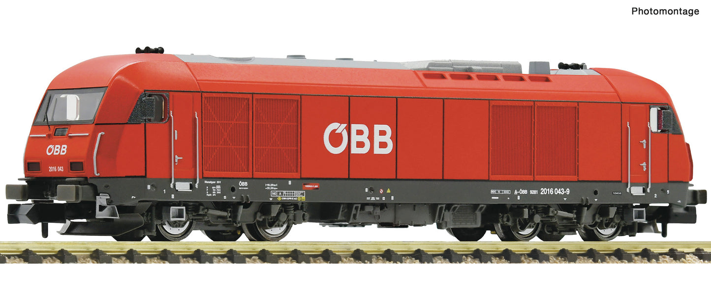Fleischmann N 7370012 Diesel locomotive class 2016  ÖBB  era VI DCC 2023 New Item