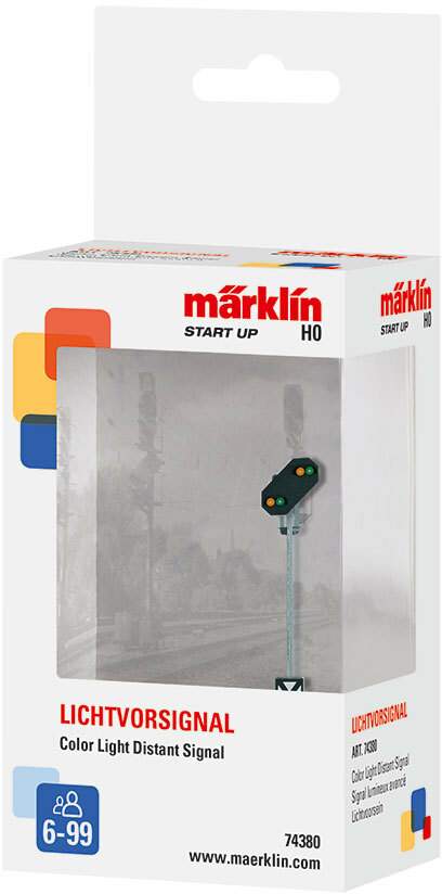 Marklin HO 74380 Color Light Distant Signal