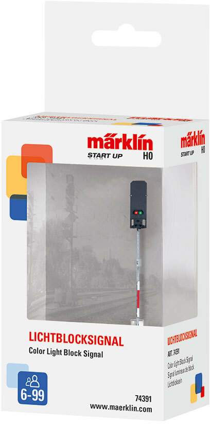 Marklin HO 74391 Color Light Block Signal