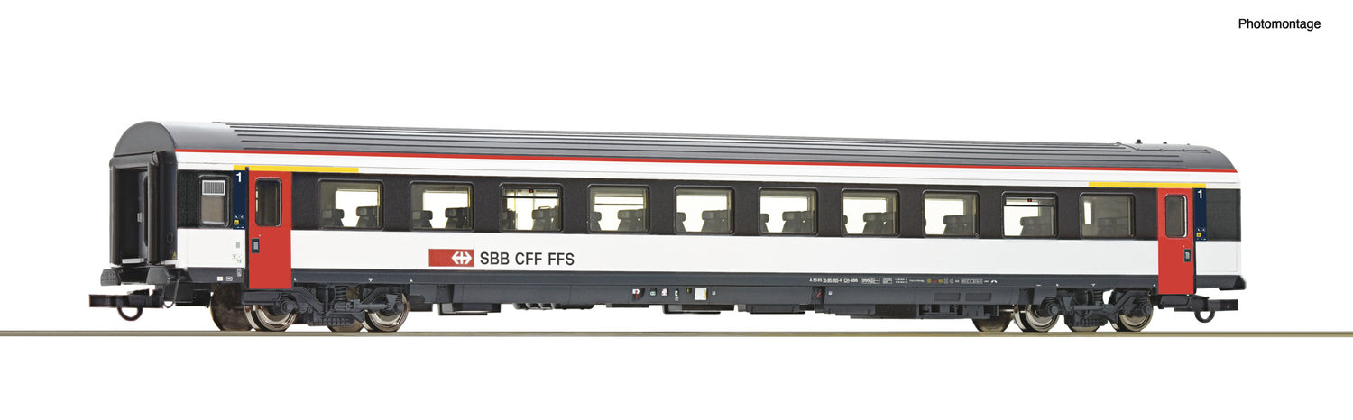 Roco HO 74475 Passenger train coach 1st  class  SBB                era VI DC 2024 New Item