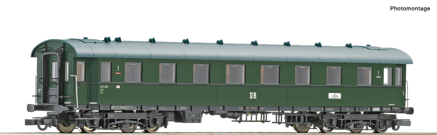 Roco HO 74860 Standard express train coach 1st class  DR  era III DC 2023 New Item