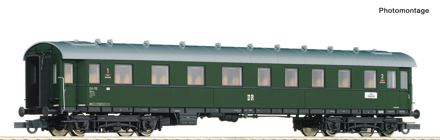 Roco HO 74861 Standard express train coach 1st/2nd class  DR  era III DC 2023 New Item