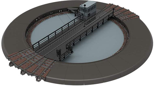 Marklin HO 74861 74'9 Motorized Turntable for C-Track with Sound and Digital -- Assembled - Pit Diameter 10-15/16 27.8cm, 12 Degree Track Angles