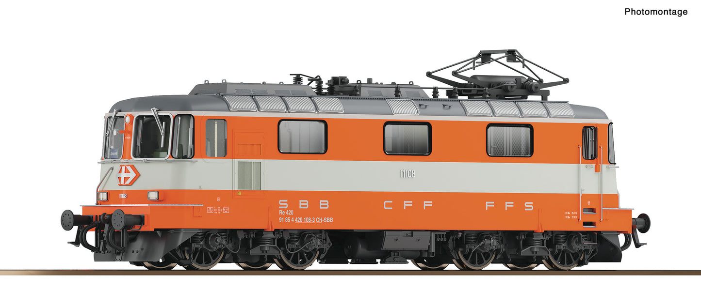 Roco HO 7500002 Electric locomotive Re 4/4 II 11108 Swiss Express  SBB  era VI DC 2023 New Item