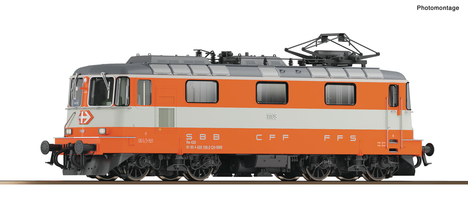 Roco HO 7500002 Electric locomotive Re 4/4 II 11108 Swiss Express  SBB  era VI DC 2023 New Item