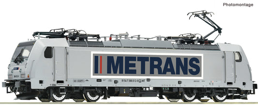 Roco HO 7520016 Electric locomotive 386 0 12-9  Metrans             era VI AC Sound 2024 New Item