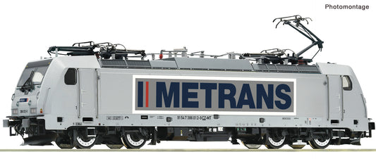 Roco HO 7520016 Electric locomotive 386 0 12-9 Metrans era VI AC Sound 2024 New Item