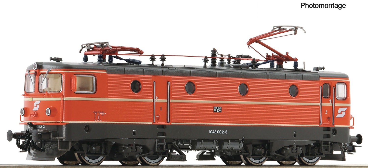 Roco HO 7520072 Electric locomotive 1043  002-3 ÖBB                 era V AC Sound 2024 New Item