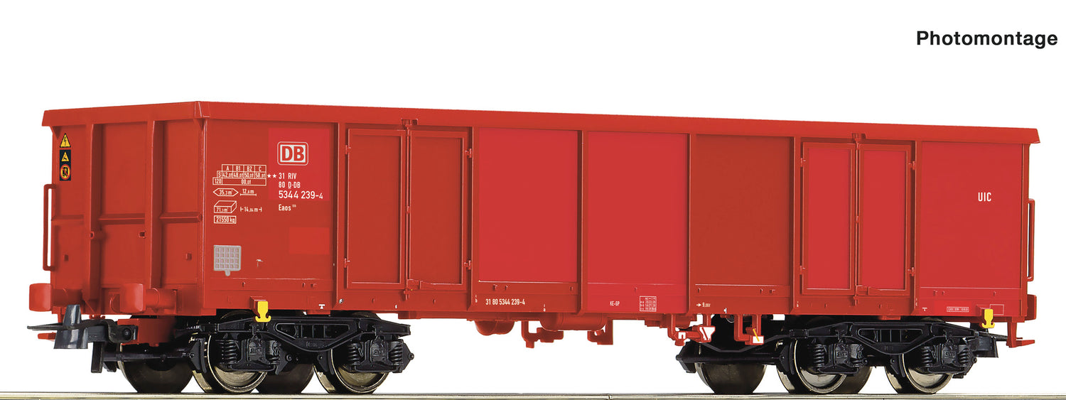 Roco HO 75860 Open freight wagon  DB AG  era V DC 2023 New Item