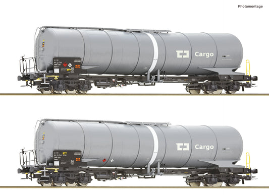 Roco HO 76003 2-piece set: Tank wagon  CD  era VI DC 2023 New Item