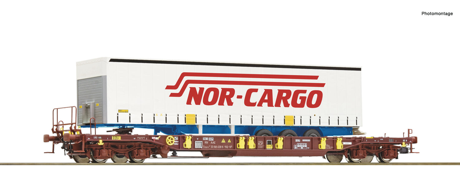 Roco HO 76222 Pocket wagon T3 + Nor Cargo 2021 New Item