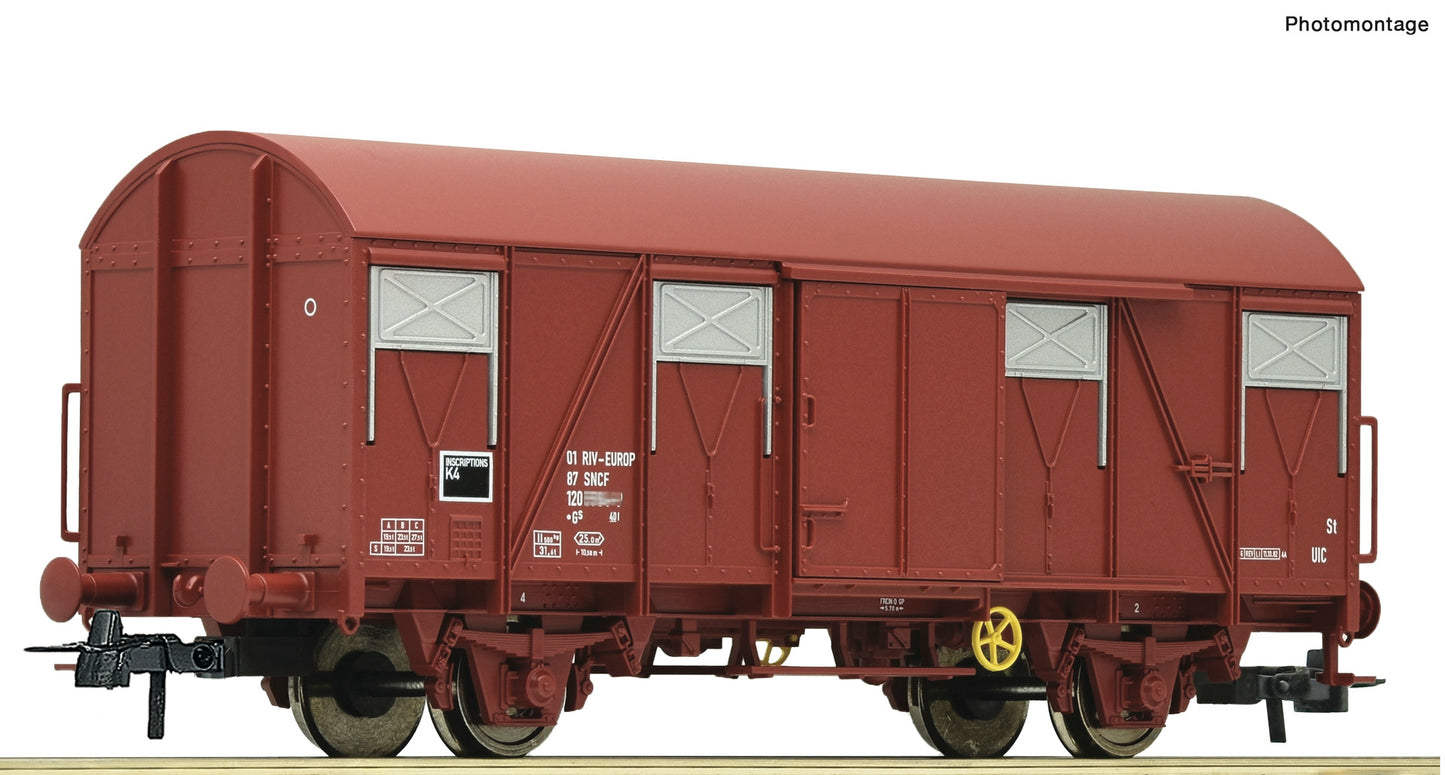 Roco HO 76319 Covered goods wagon  SNCF  era IV DC Q3 2022 New Item