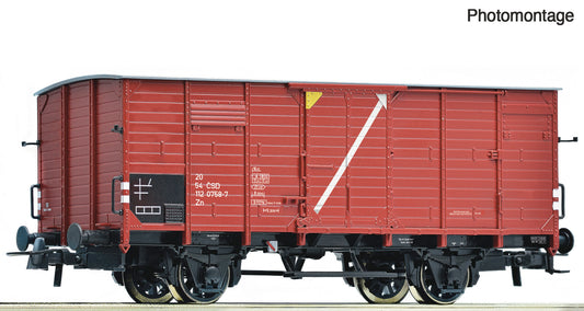 Roco HO 76323 Covered freight wagon  CSD                          era IV DC 2024 New Item