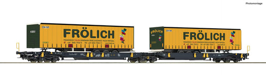 Roco HO 76431 Articulated double pocket wagon, Wascosa