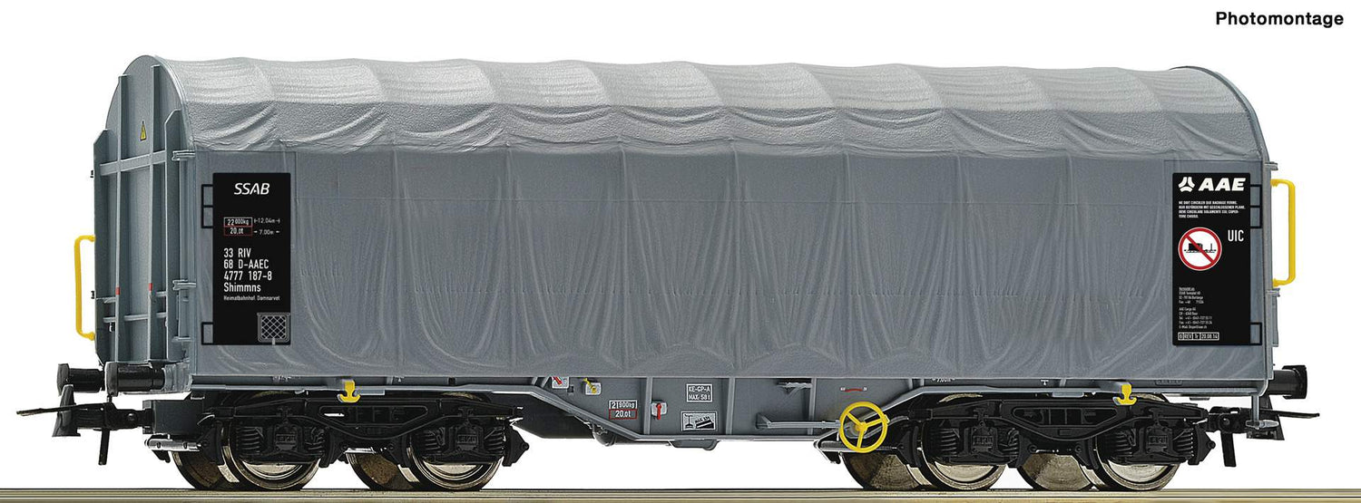 Roco HO 76442 Slide tarpaulin wagon, AAE