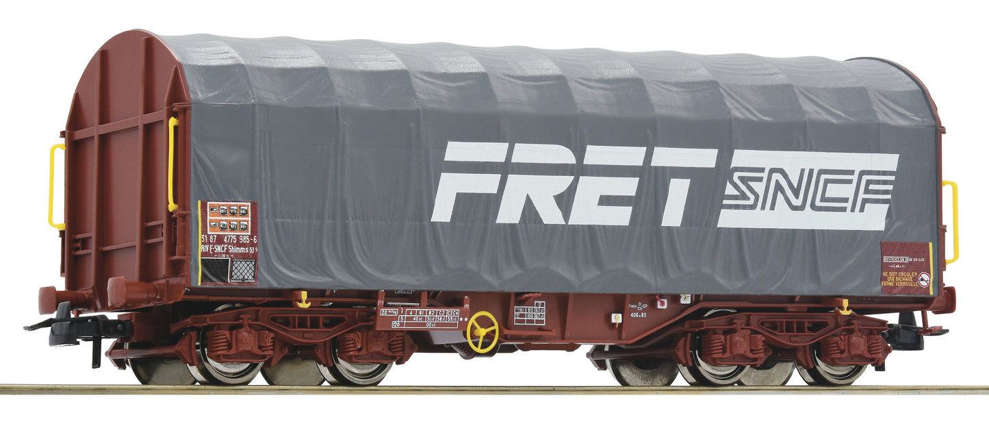 Roco HO 76443 Sliding tarpaulin wagon, FRET, SNCF