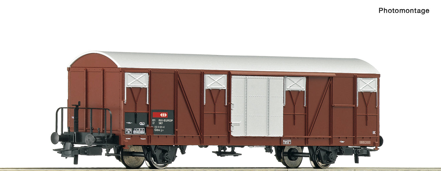 Roco HO 76661 Covered goods wagon  SNCF  era V DC Q2 2022 New Item