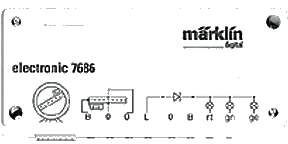Marklin HO 7687 Marklin Digital -- Retrofit Set for 7286 Turntable