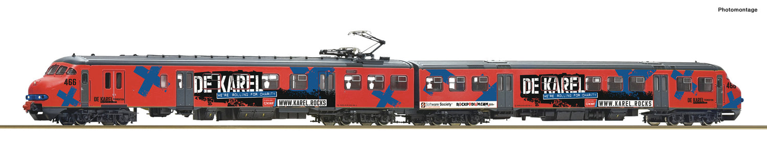 Roco HO 7700009 Electric multiple unit Pl an V 466  Karel            era VI DC 2024 New Item