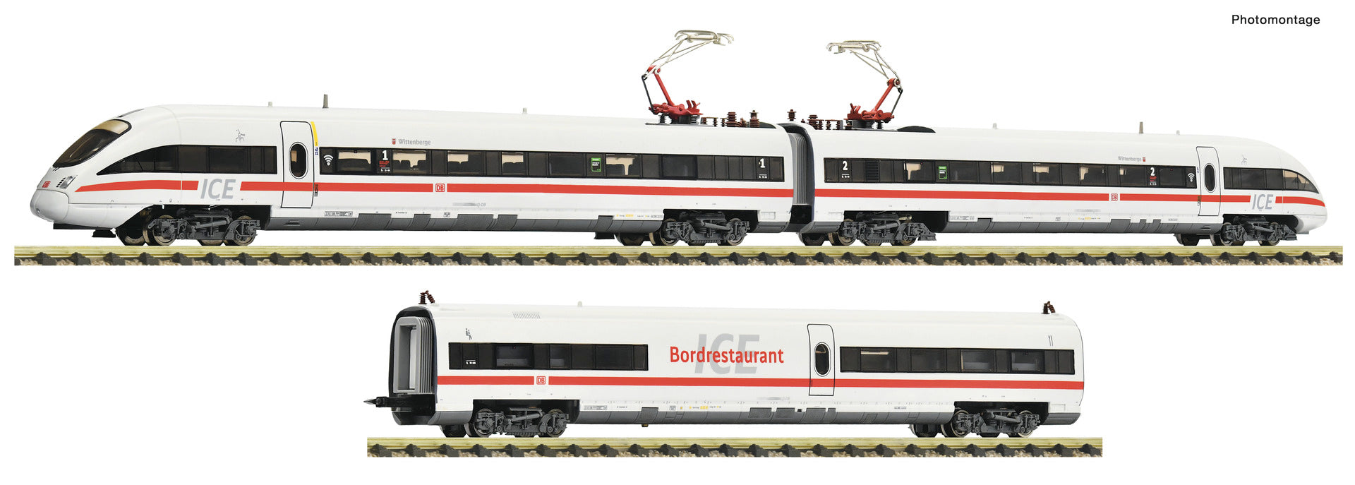 Fleischmann N 7770006 DCC/Sound 3-piece set: ICE-3 (BR 411), DB AG