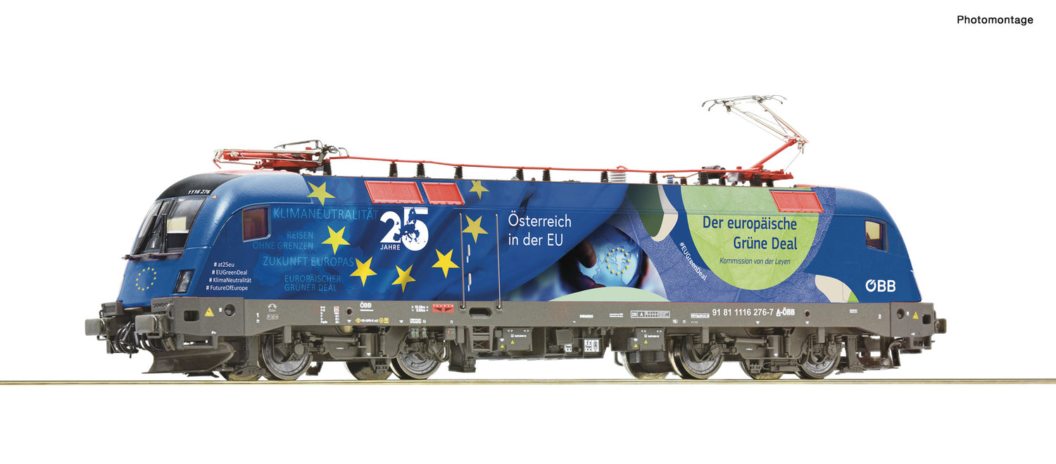 Roco HO ~AC  78502 ~AC Electric locomotive 1116 276-7 ?25 years of Austria in the EU?