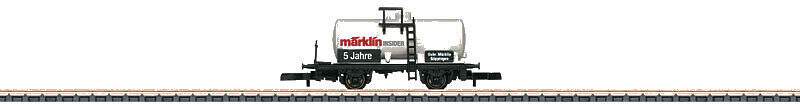 Marklin Z 82319 2-Axle Tank Car - Marklin Insider -- Marklin (5-Year Membership Car, white, black, red)