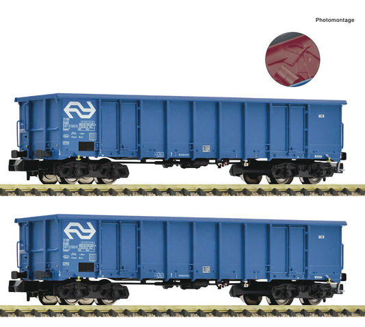 Fleischmann N 830258 2-piece set: Open goods wagon  NS  era V DC 2023 New Item