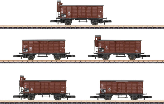 Marklin Z 86605 Type G10 Boxcar Set 2022 New Item
