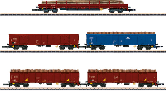 Marklin Z 86683 PKP Lumber Car Set 2022 New Item