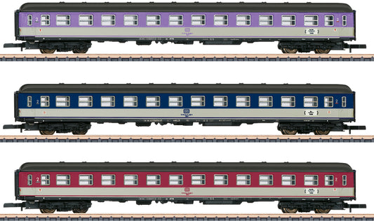Marklin Z 87402 Pop Cars Express Train Passenger Car Set 2022 New Item MHI (Exclusive)