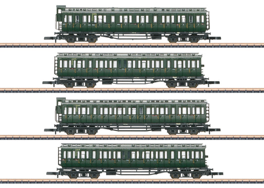Marklin Z 87565 DB Passenger Car Set Era III 2023 New Item