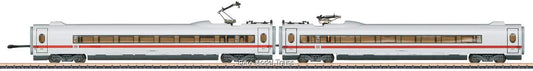 Marklin Z 87715 ICE 3 Type 406.1 1st Class and 406.6 2nd Class Add-On Set - Ready to Run -- German Railroad DB AG (Era VI, white, red)