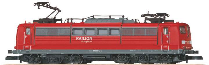 Marklin Z 88261 Class 151 Electric - Standard DC -- Railion Deutschland (Era VI, red, gray)