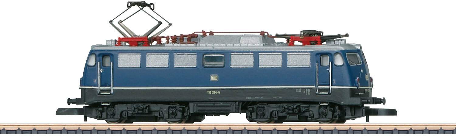 Marklin Z 88412 Class 110.3 Electric w/Pants Crease Ends - Standard DC - Exclusiv -- German Federal Railroad DB (Era IV 1978, blue, black)