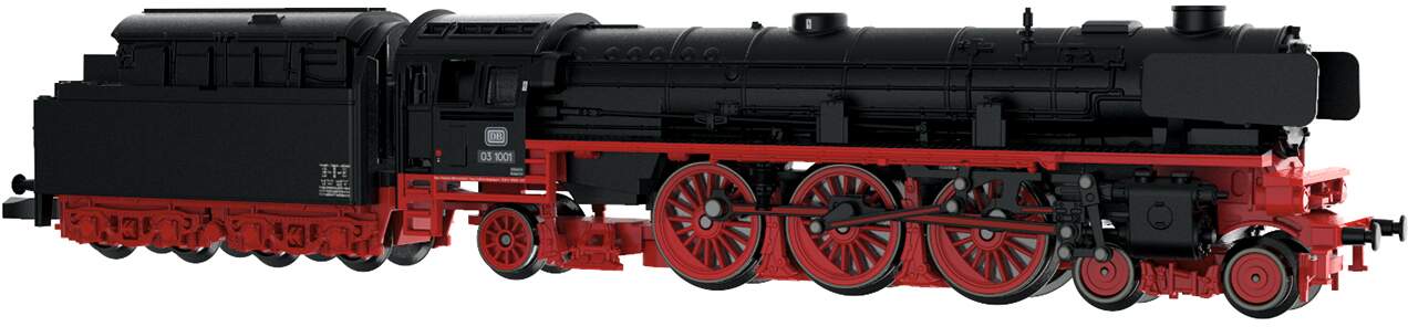 Marklin Z 88850 Class 03.10 4-6-2 - Standard DC - - German Federal Railroad DB (Era III, black, red)