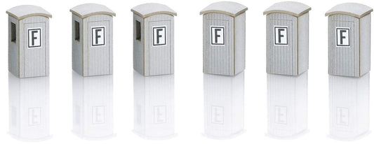 Marklin Z 89011 Kit for 6 Railroad Telephone Booths