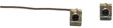 Marklin Z 8927 Catenary -- Terminal Clips, Includes 2 Set Screw Clips w/ and 3 w/o Wires