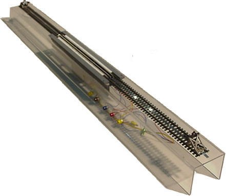 Lux HO 9305 HO Wheel Cleaning System (stand alone) w/digital decoder and Faulhaber motor AC Digital