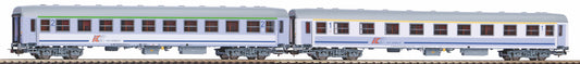 Piko HO 97304 2 pc. Passenger car set PKP IC VI #3 2022 New Item